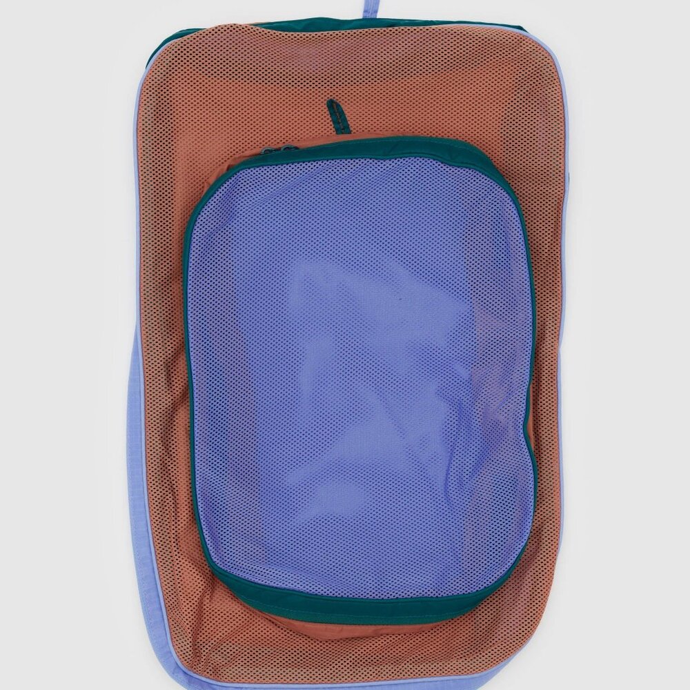 NWT Baggu Large Packing Cube Set - Mesh Canyon